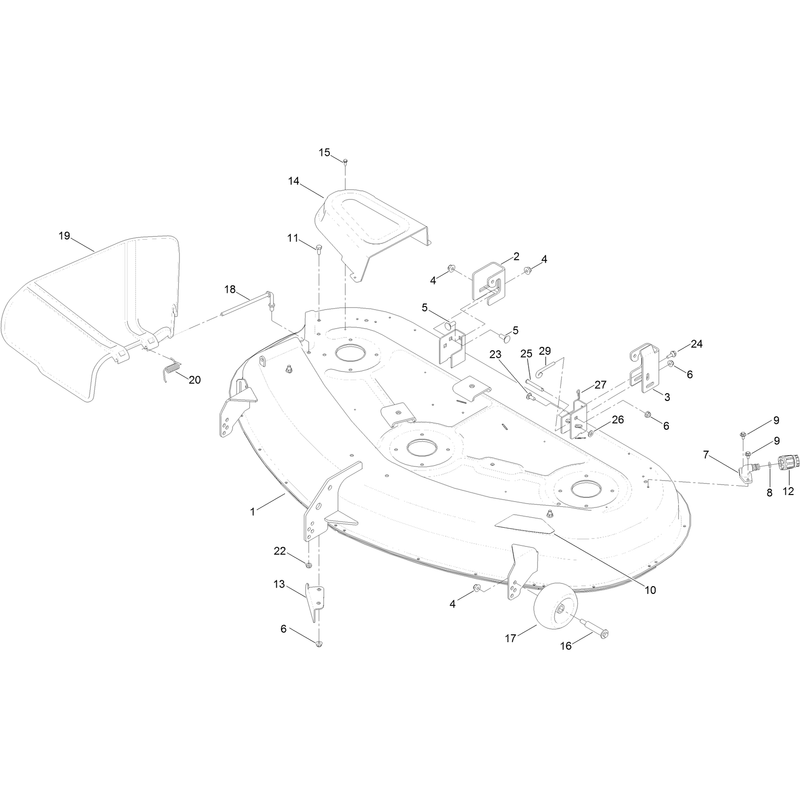 54 Inch Deck Assembly