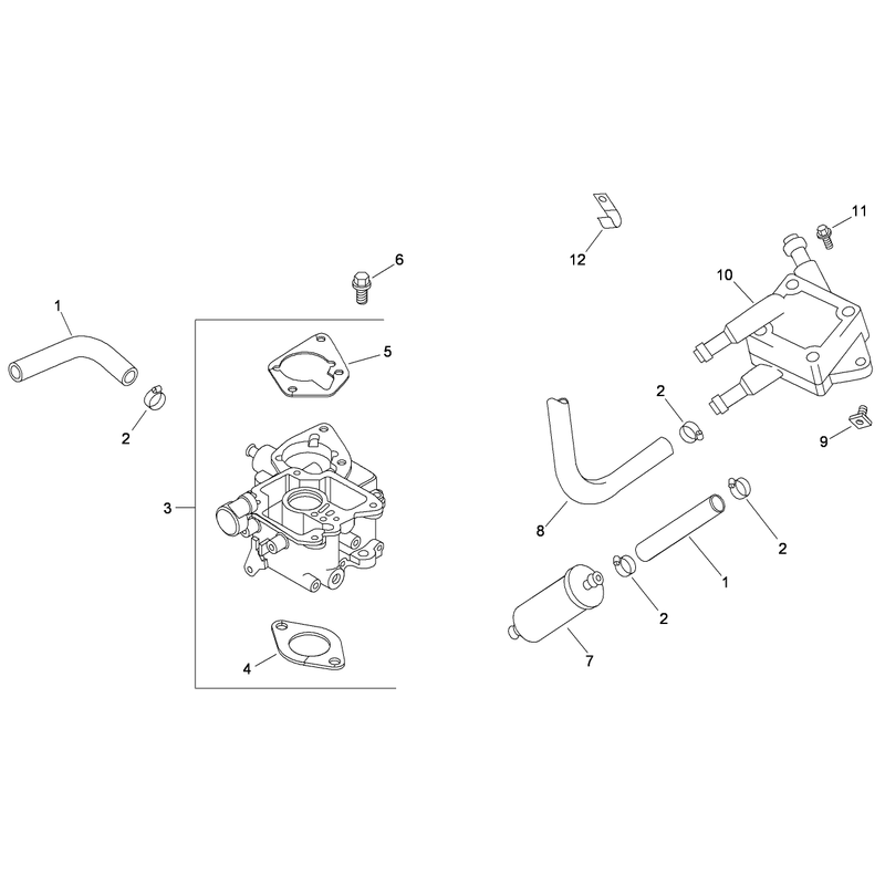 Fuel System Assembly Kohler CH20S-64763