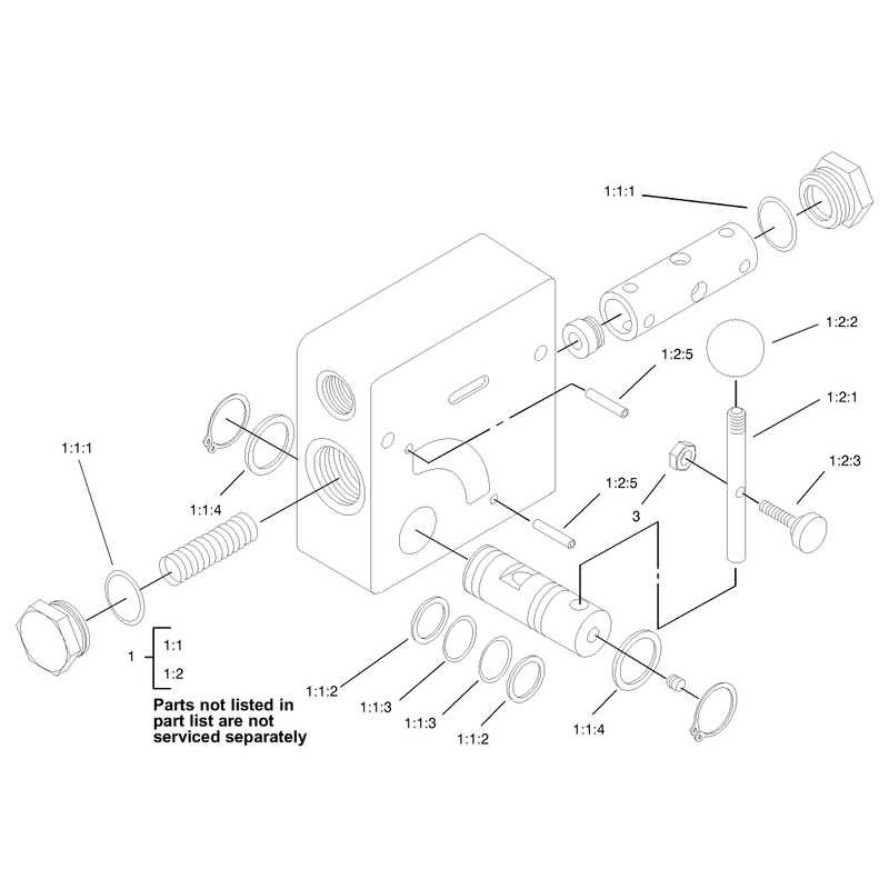 Hydraulic Valve Kit Assembly No 104-4221