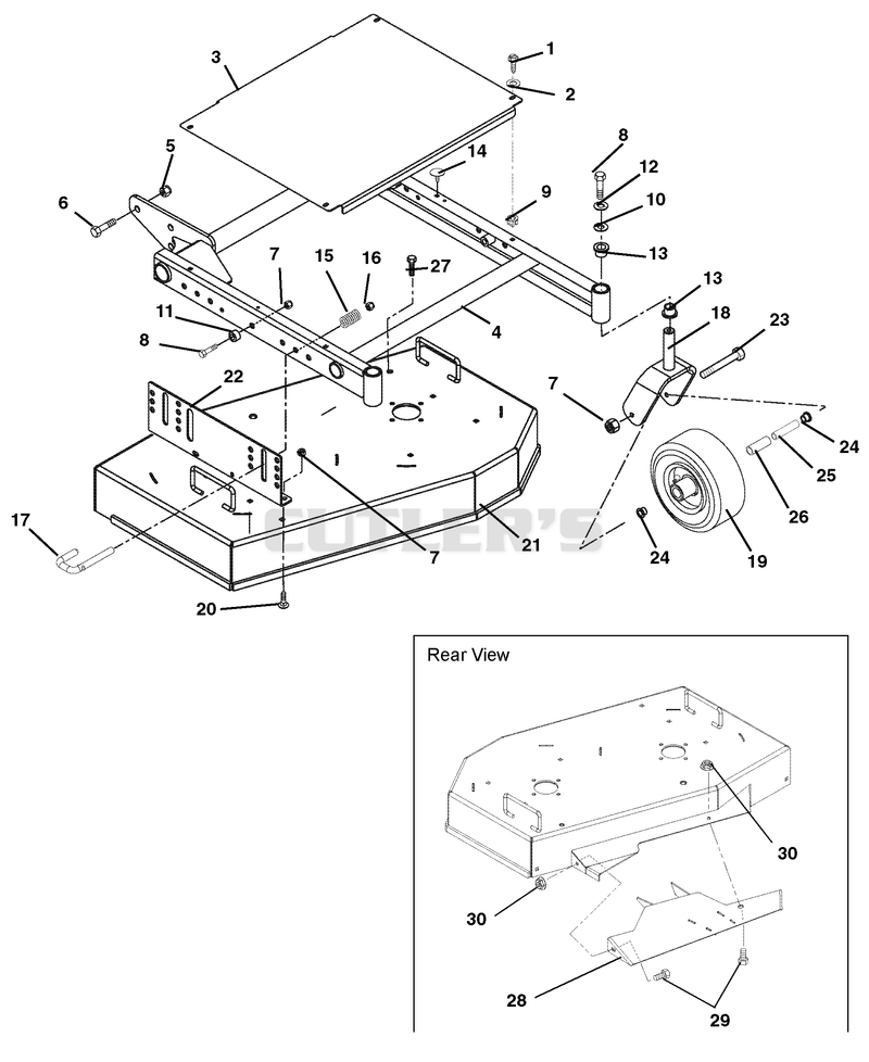 Fixed Deck and Frame