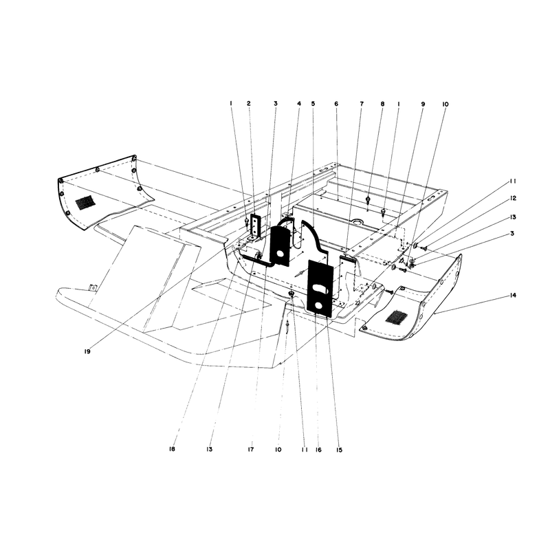 Engine Grass Shield Assembly