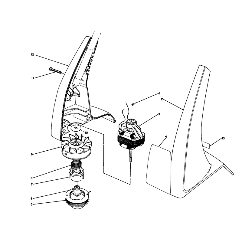 Motor and Housing Assembly