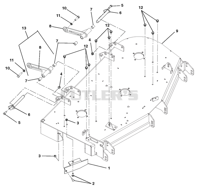 Deck And Mounting Arms