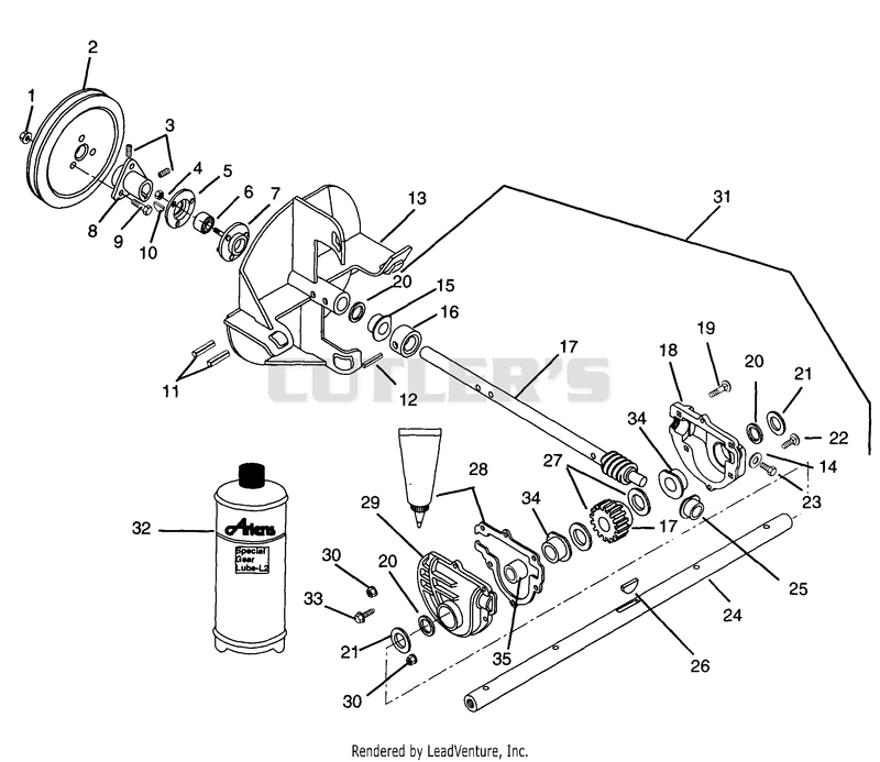 Gearcase & Impeller