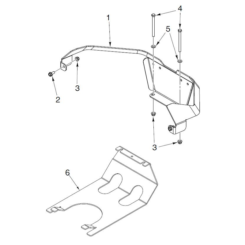 FRAME - REAR GUARDS