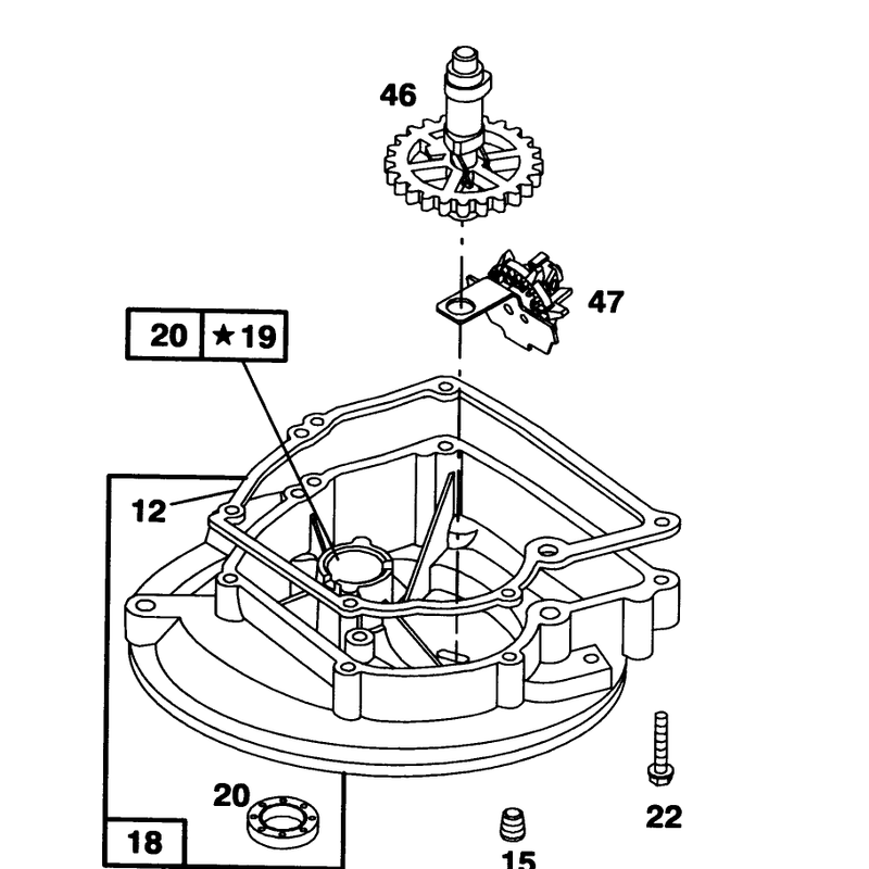 Engine Briggs and Stratton Model 95902-3154-01
