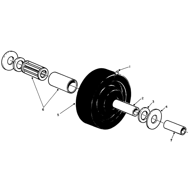 Castor Wheel Assembly No 27-1050 Optional