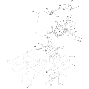 Battery and Electrical Assembly