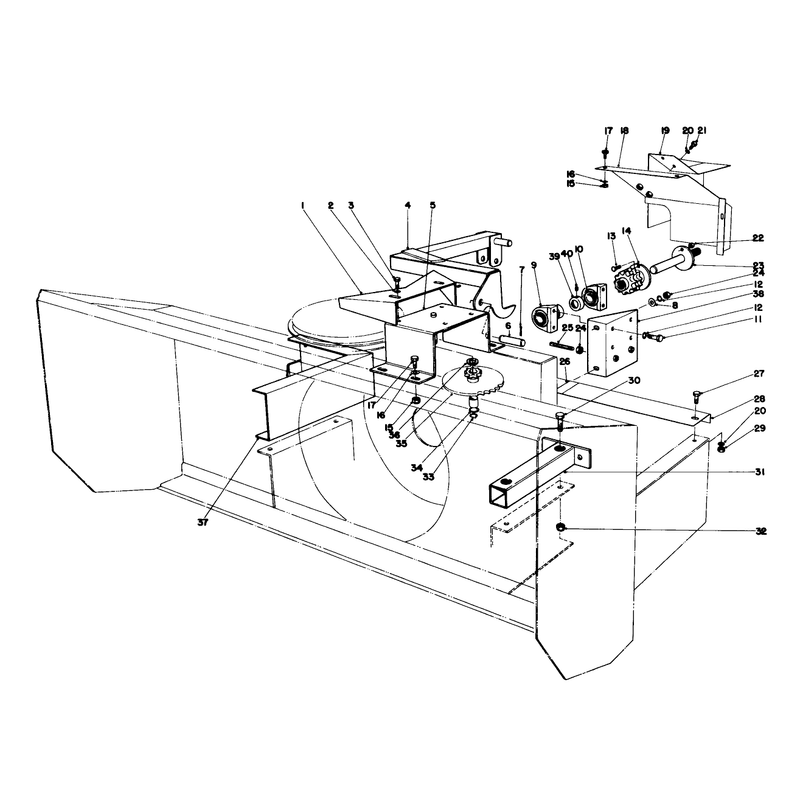 Lift Arm and Power Take Off Assembly