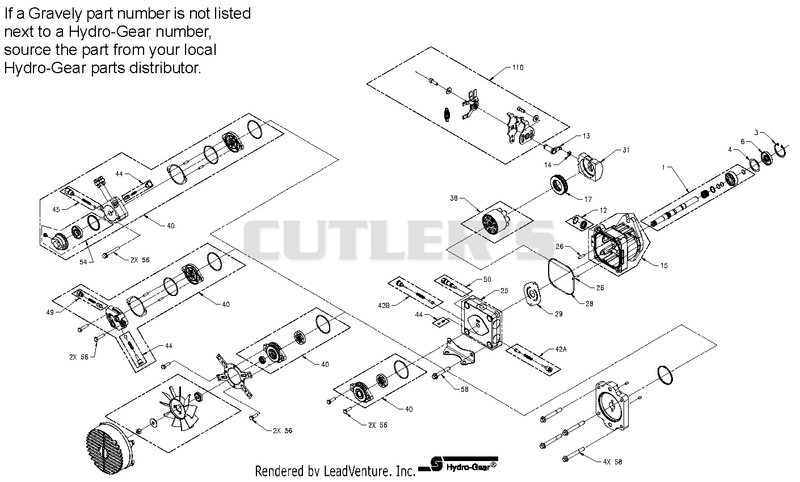 Hydro-Gear Hydrostatic Pump