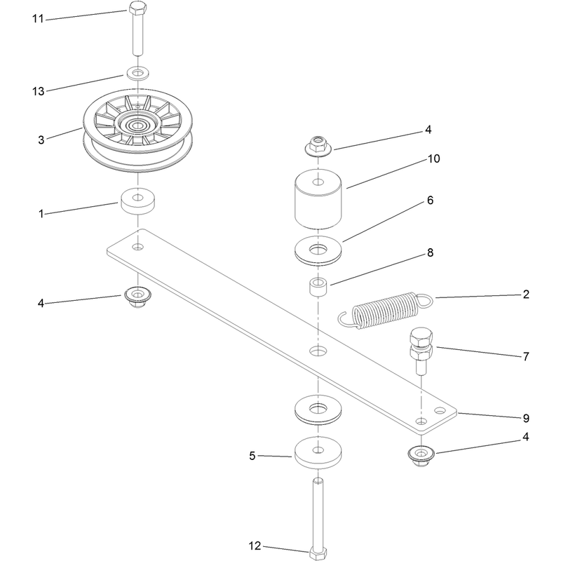 Hydro Idler Arm Assembly