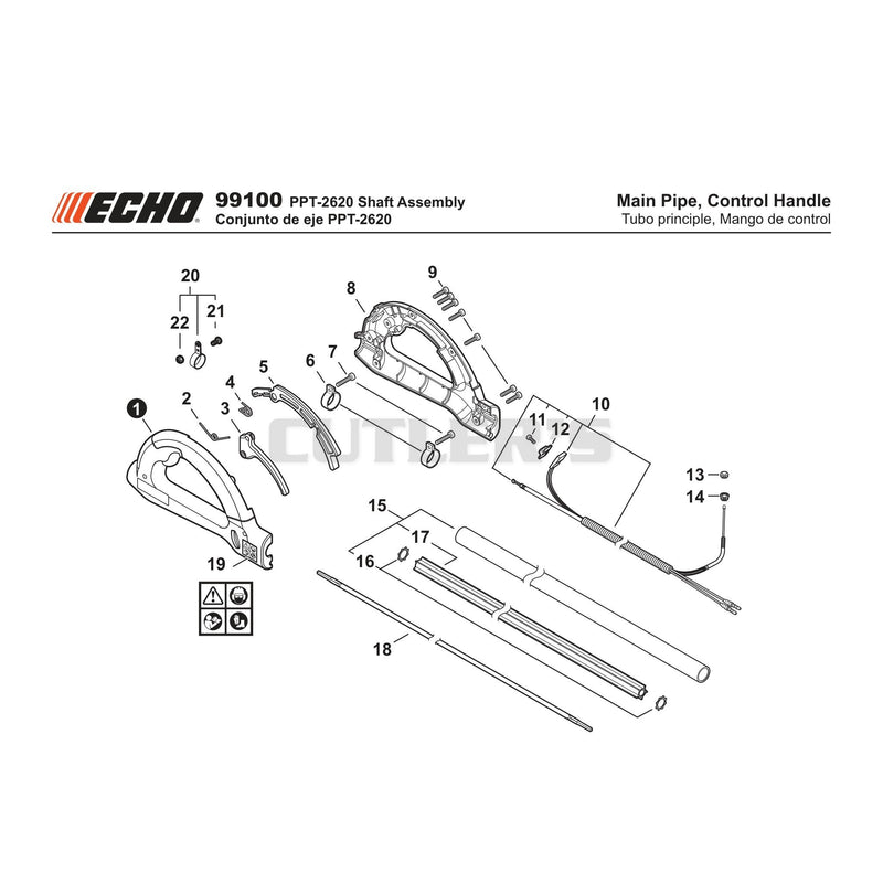 Main Pipe Control Handle