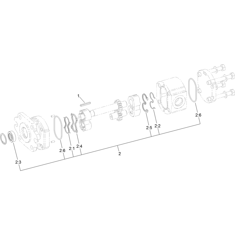 Hydraulic Pump Assembly No. 116-9129