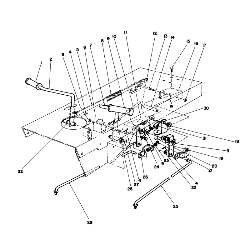 Brake & Clutch Pedal Assembly