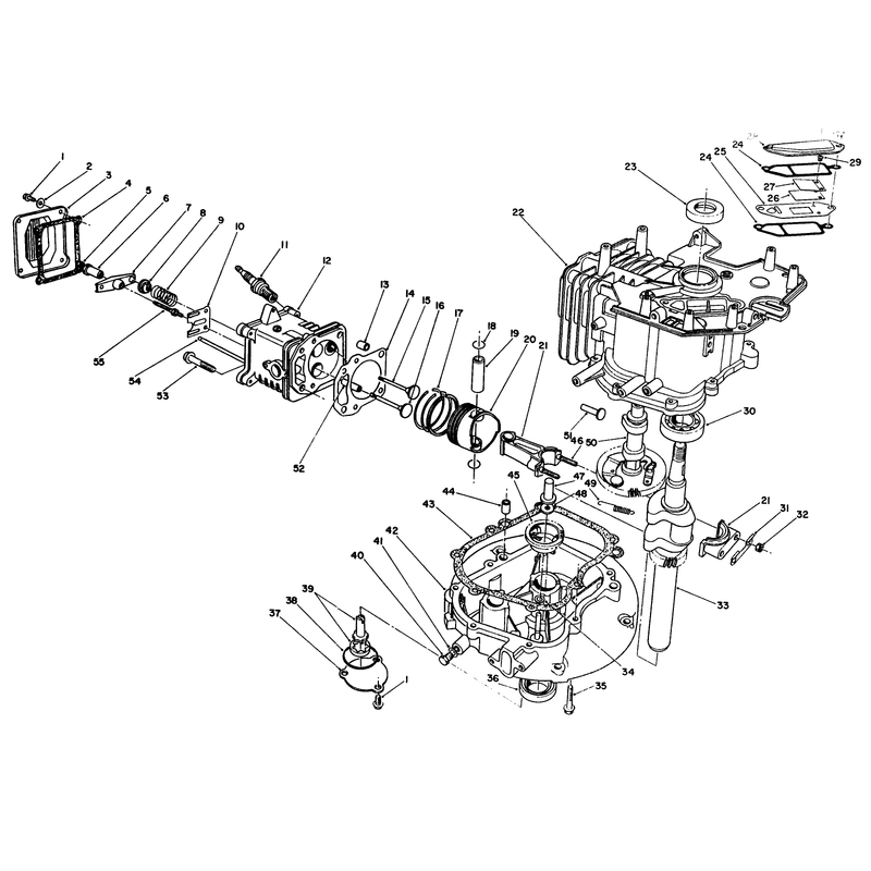 Crankcase Assembly Model No Vmk9