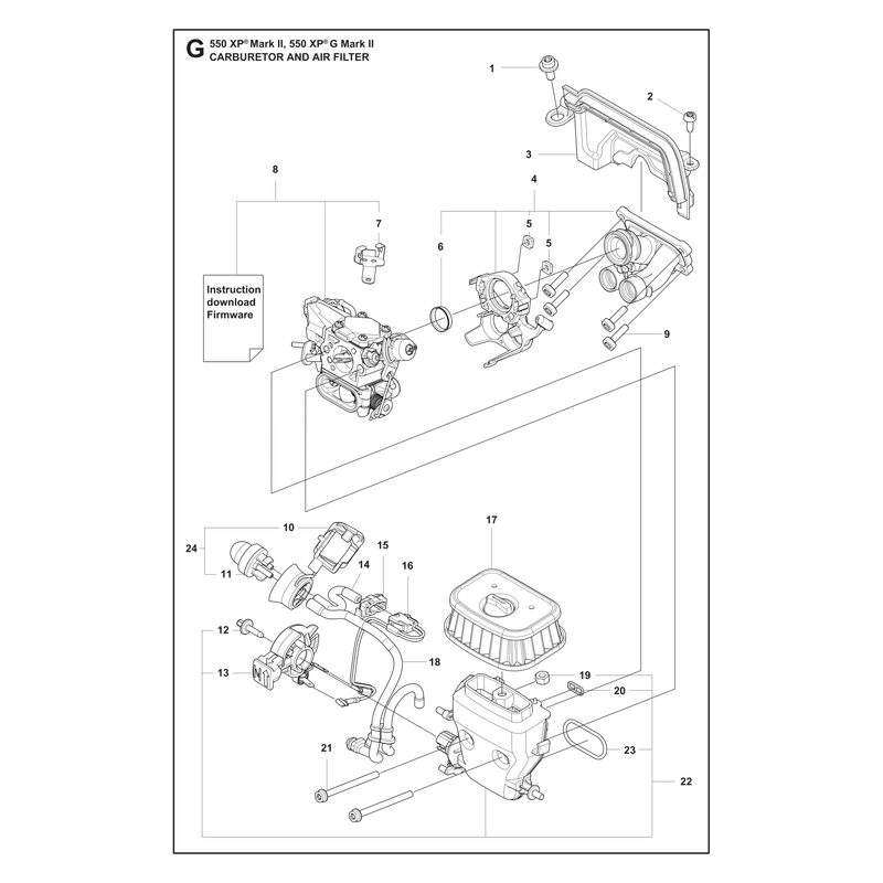 CARBURETOR AND AIR FILTER
