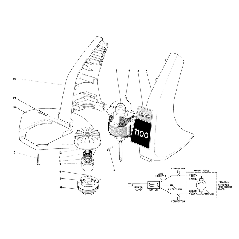 Motor and Housing Assembly