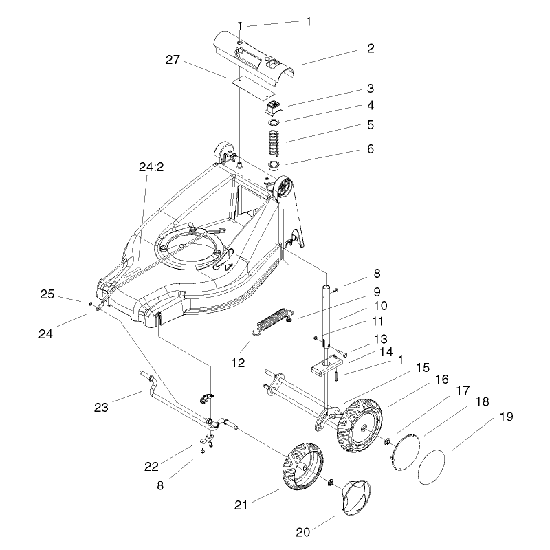 Hoc and Wheel Assembly