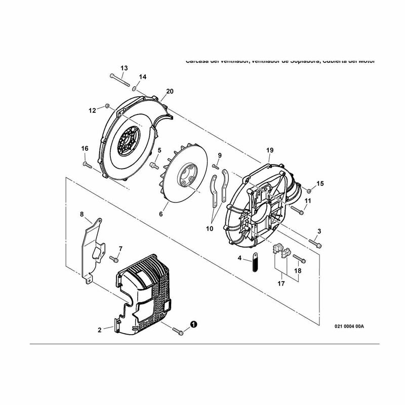 Fan Case, Blower Fan, Engine Cover