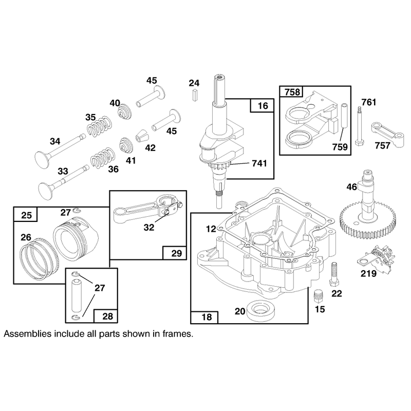 Engine Briggs and Stratton Model 282707-0119-01
