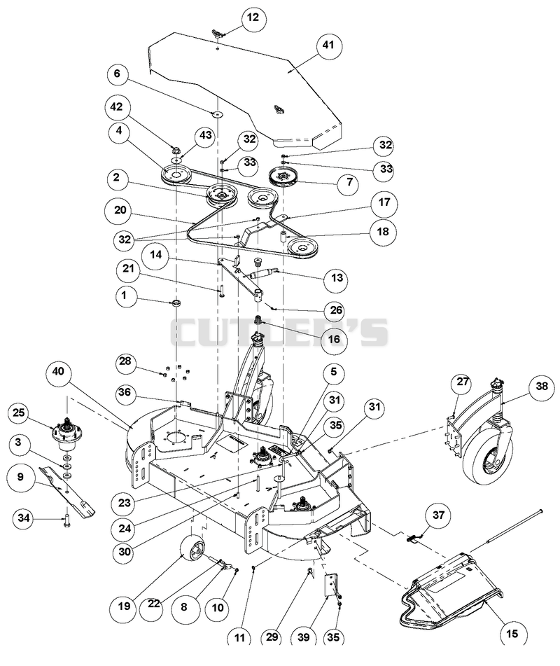 Deck Assembly - 52-Inch Decks