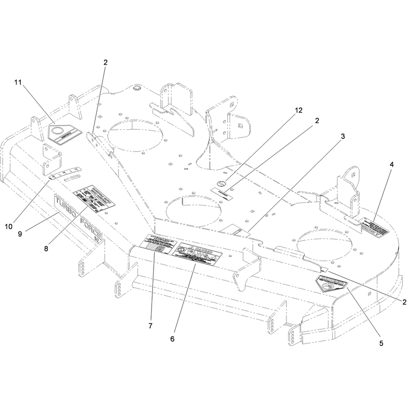 Deck Decal Assembly No. 112-4190