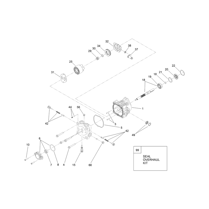 Hydraulic Pump Assembly No 117-6410