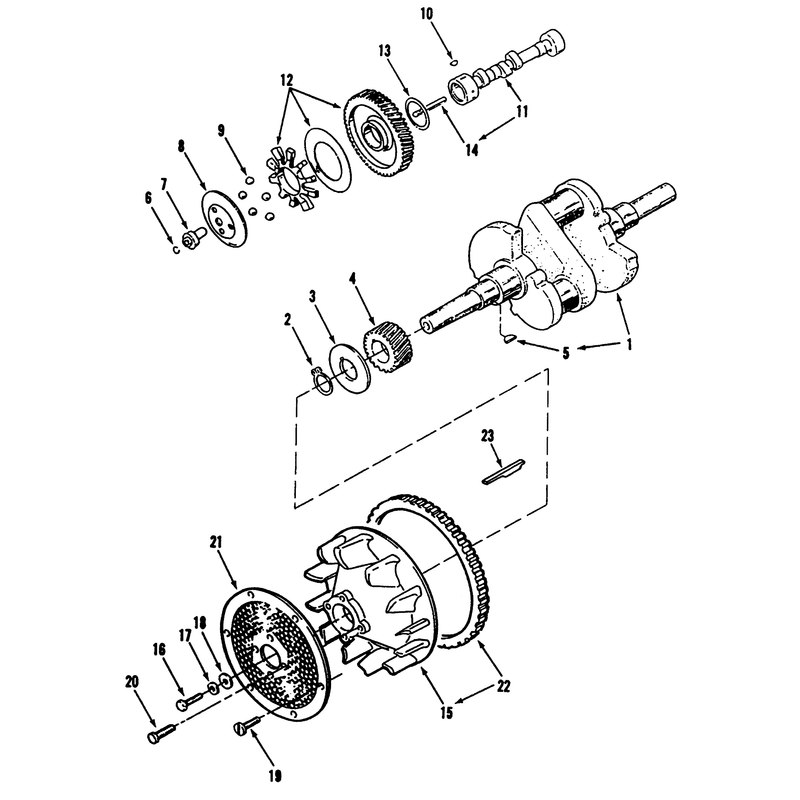 Crankshaft Camshaft Flywheel
