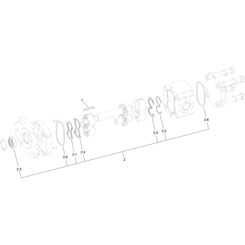 Hydraulic Pump Assembly No. 116-9129