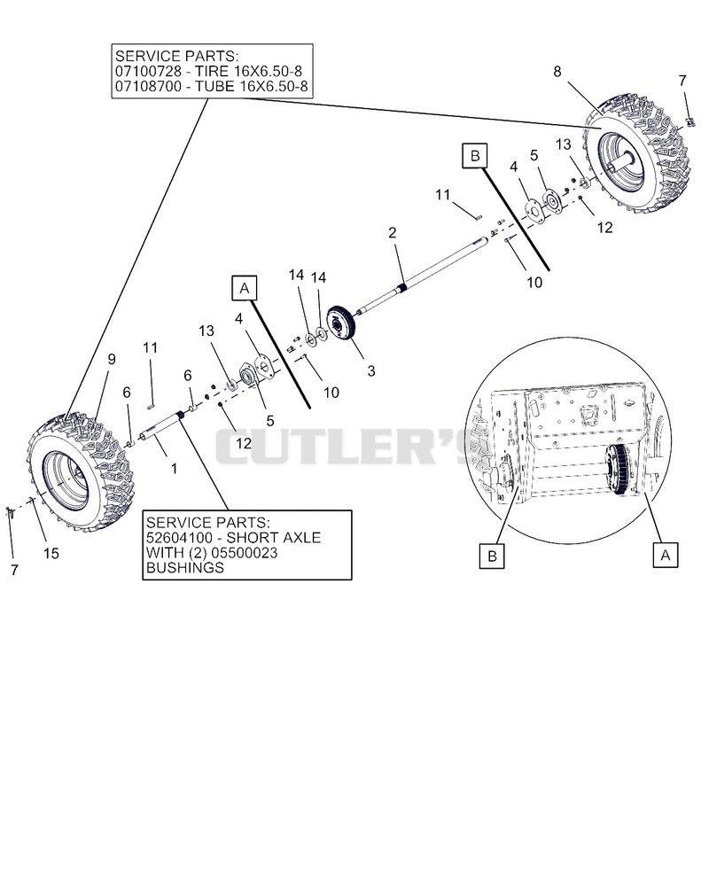 Wheels And Axle - 32"