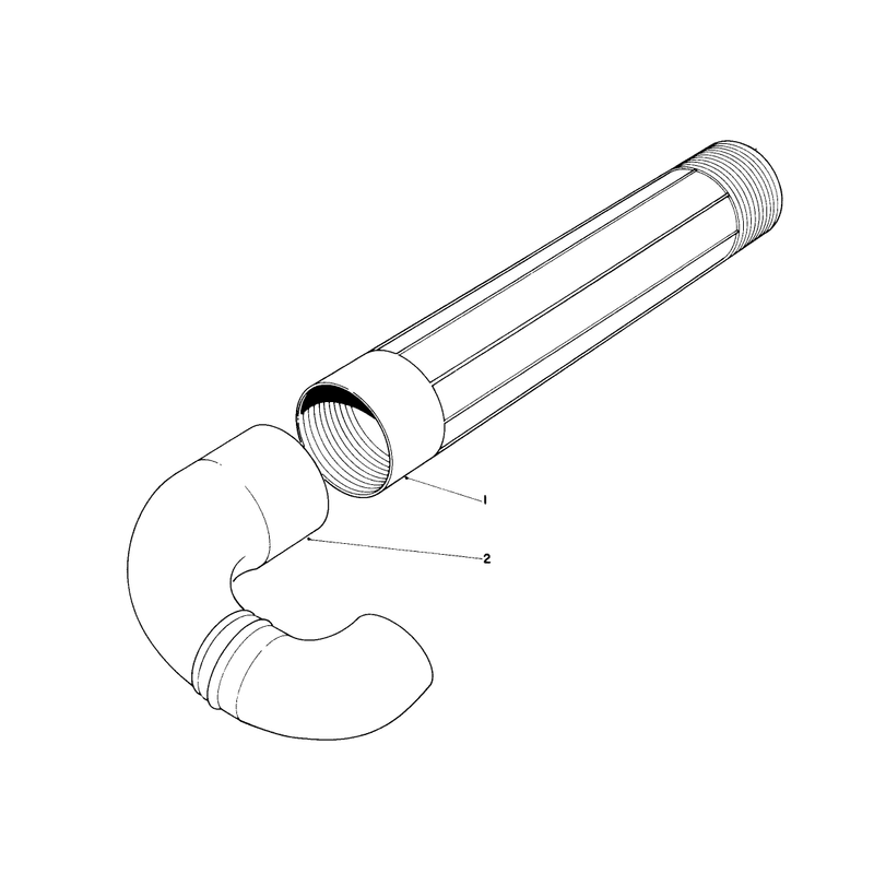Rain Gutter Cleaner Attachment Model 51527 (optional)