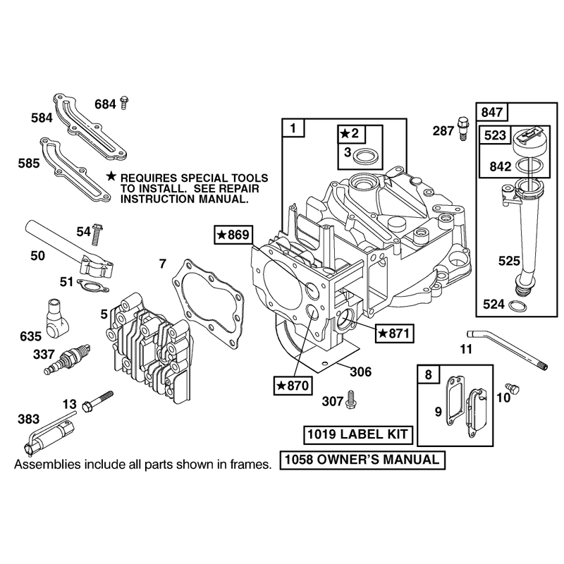 Engine Briggs and Stratton Model 12h802-1776-B1