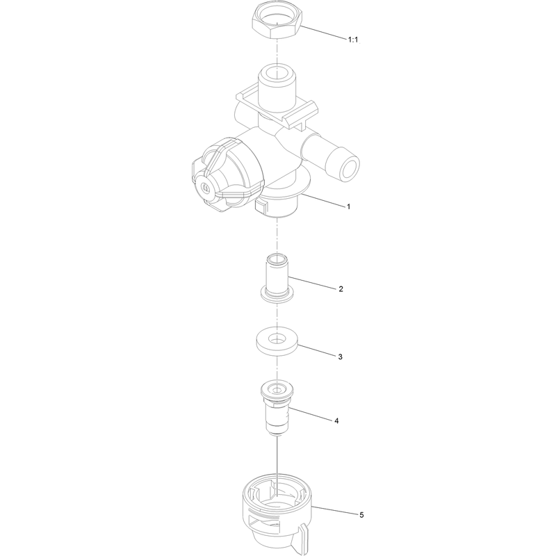 Left Nozzle Assembly No. 126-3667