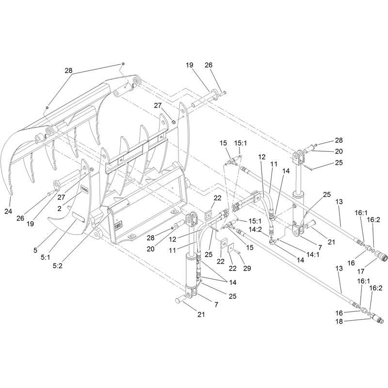 Grapple Rake Assembly