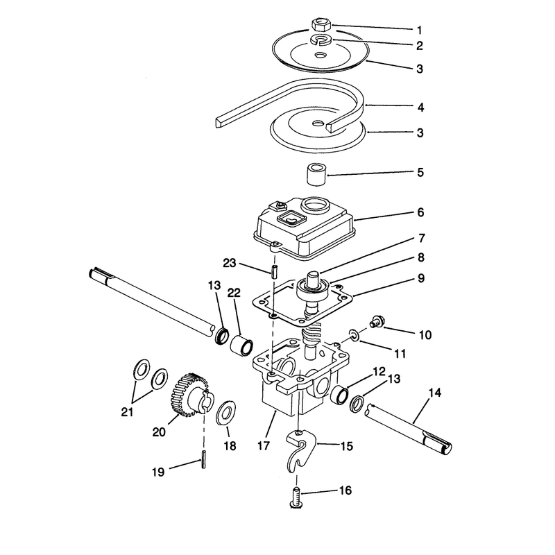 Gearbox Assembly No 71-8250 Model No 20906b Only