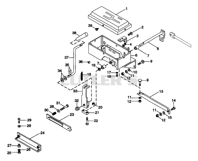 Speed Selector And Park Lock