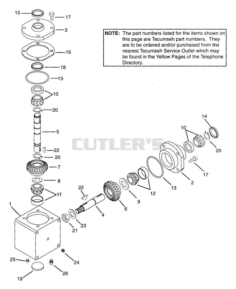MOWER GEARBOX