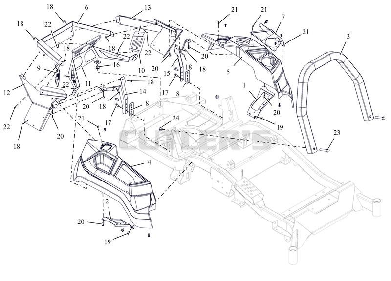 Engine Guard And Fenders