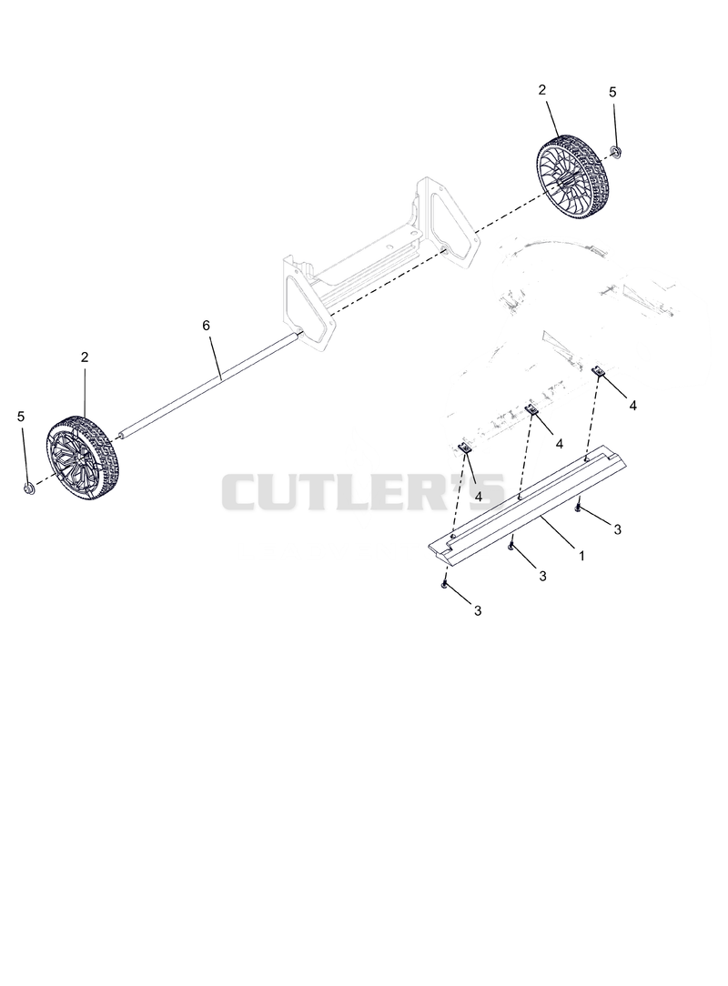 Wheels & Scrapper Blade