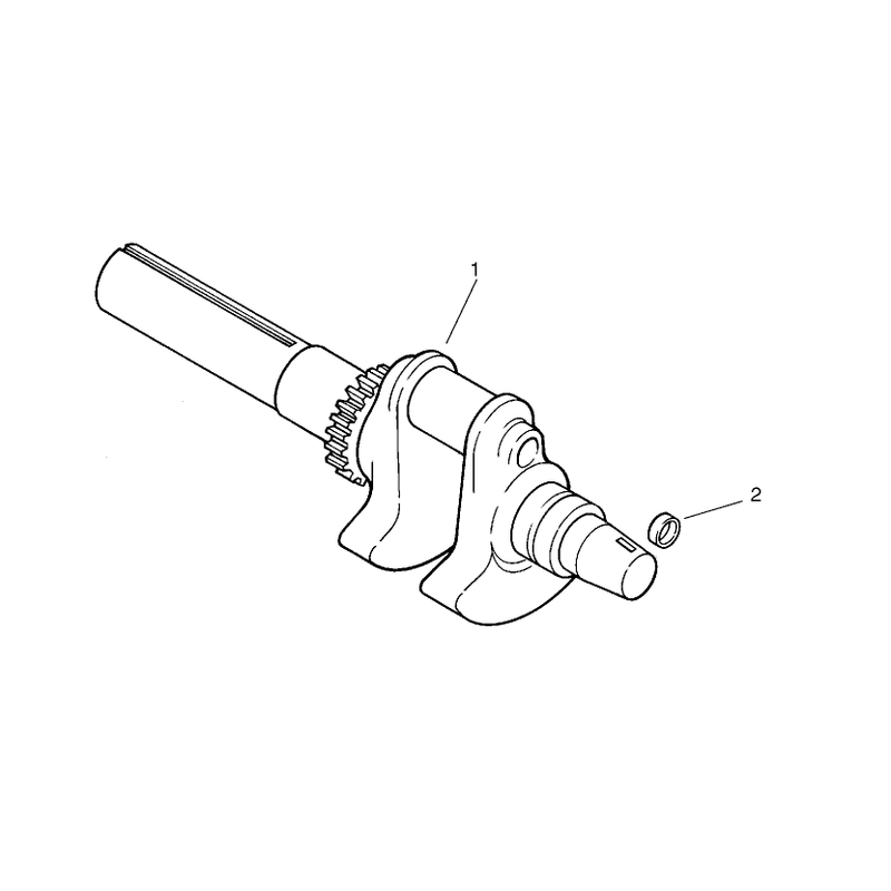 Group 1 Crankshaft Assembly Kohler CH20S-64670