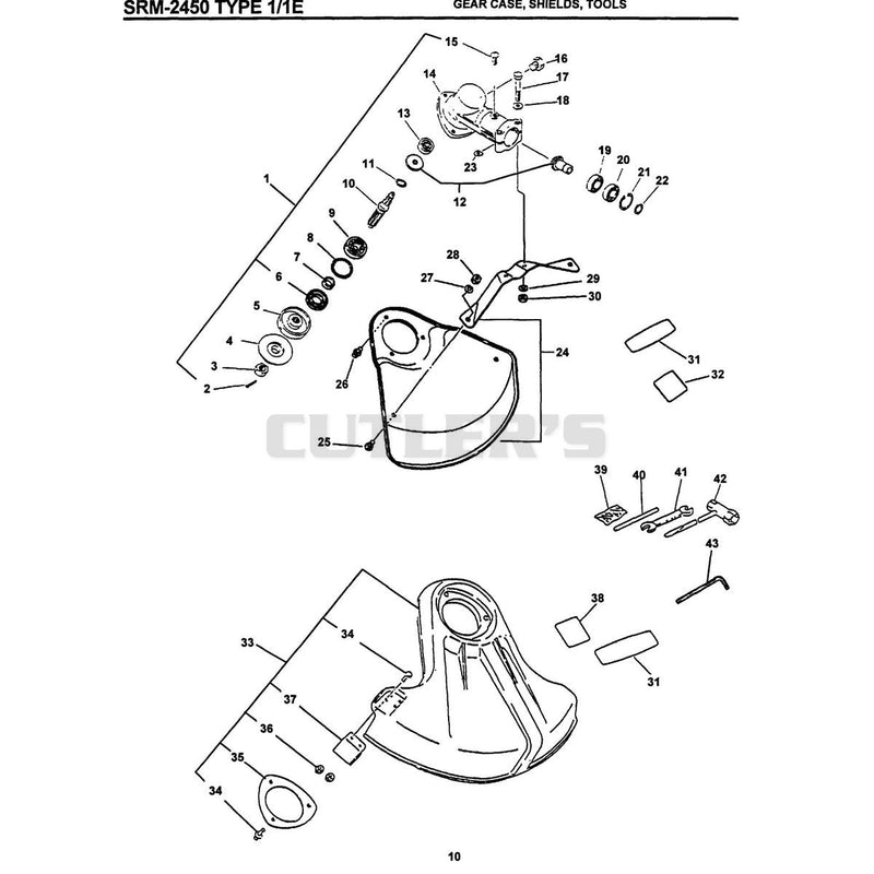 Type 4/1E Sear Case, Shields, Toys
