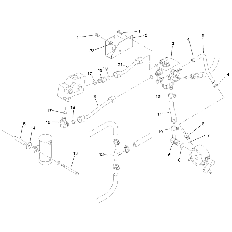Counterbalance Manifold Installation Assembly
