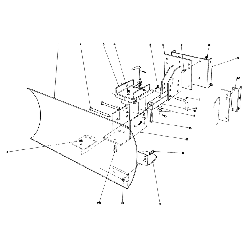 Grader Blade Assembly Model 59099
