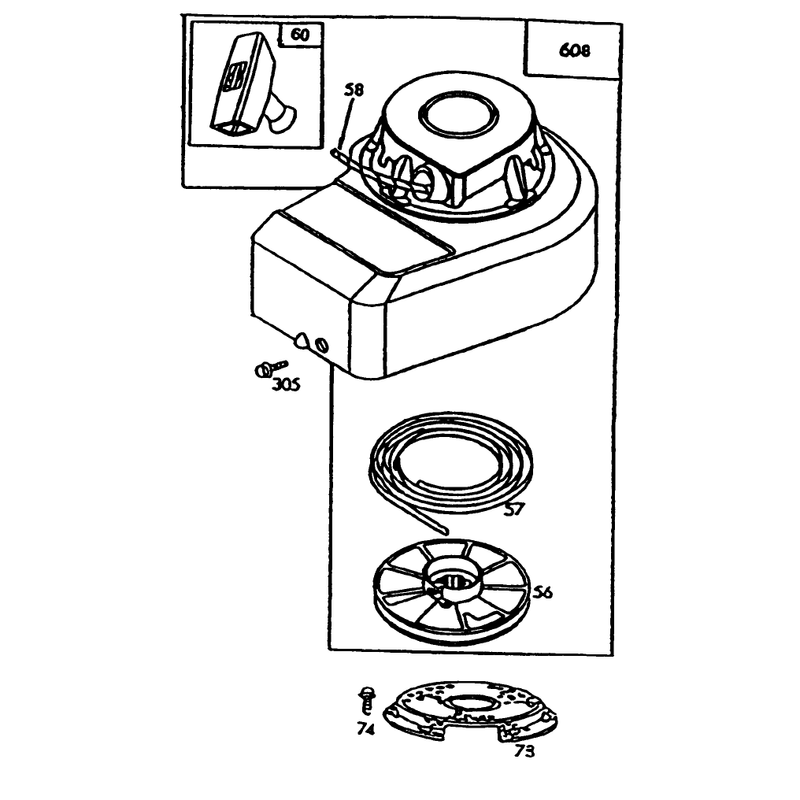 Engine Briggs and Stratton Model 95902-3148-01
