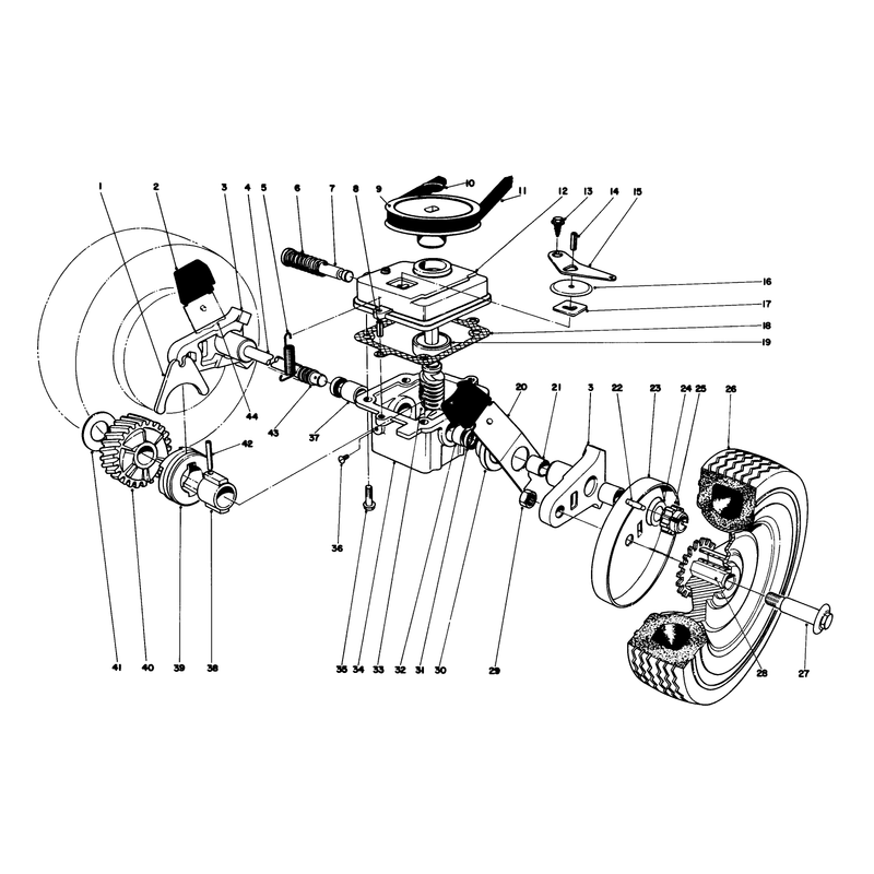 Gear Box Assembly Model 16287