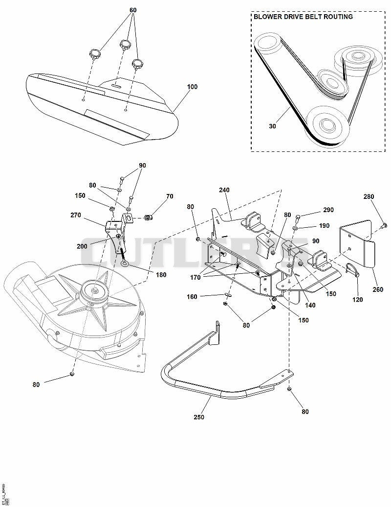 Blower Group - Deck Adapter