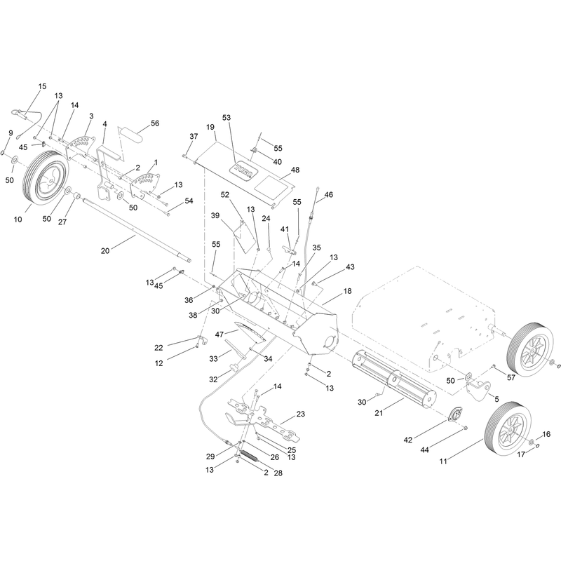 Wheel and Height Adjust Assembly