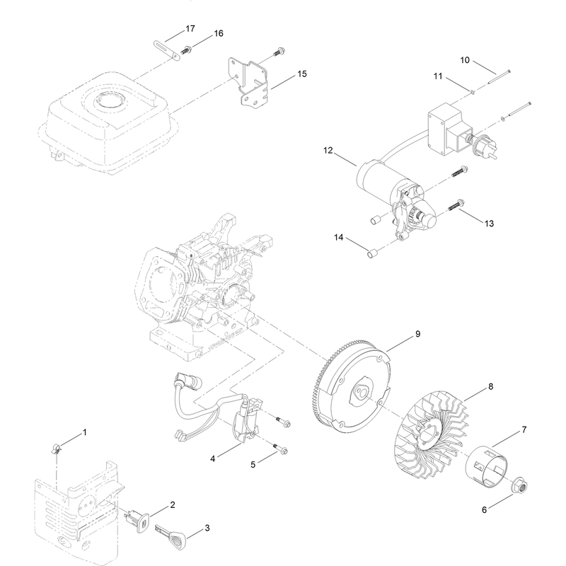 Ignition and Electrical Assembly