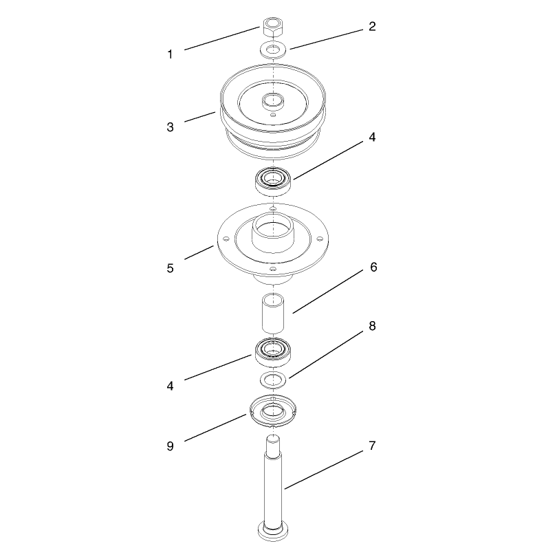 Spindle Housing Assembly No 104-6314