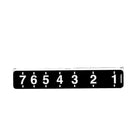 Ariens 05304900 Gravely Lawn Mower Decal, Cut Height (white background)